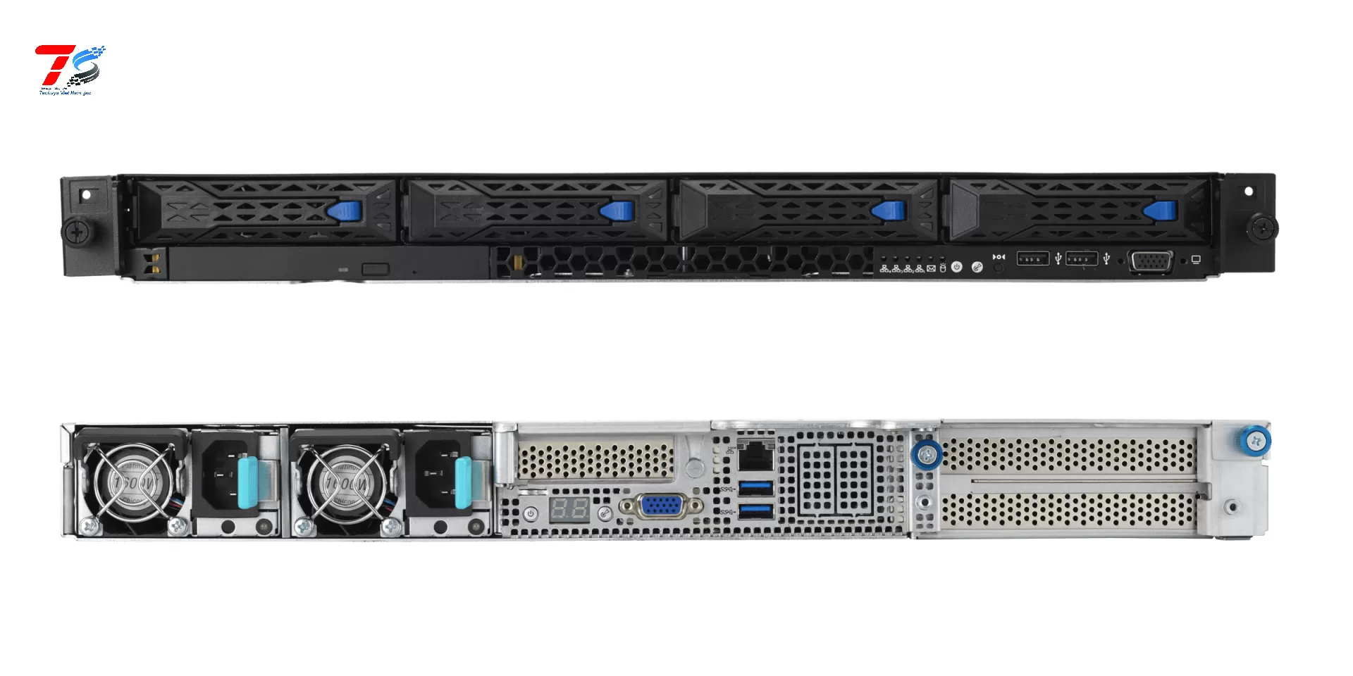 Máy chủ ASUS RS700-E10-RS4U-4310049Z (90SF0151-M00HZ0) Xeon SILVER 4310/2x16GB/2TB/C621A/3108-8i/R40C/2x800W/3Y